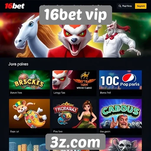 Principais jogos disponíveis no site 16bet vip